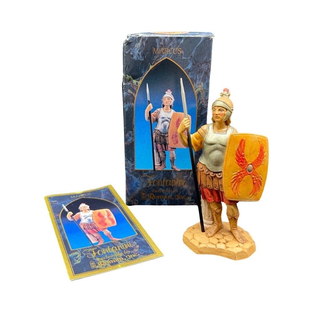 Fontanini 5in Marcus Roman Soldier Centurion Heirloom Nativity 75509 Italy 1997